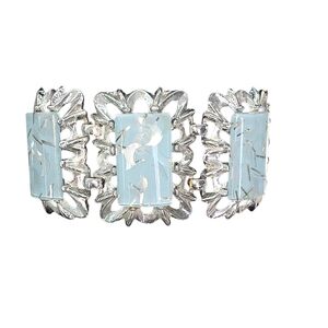Blue Moon 1950's Lucite Art Deco Women's Bracelet